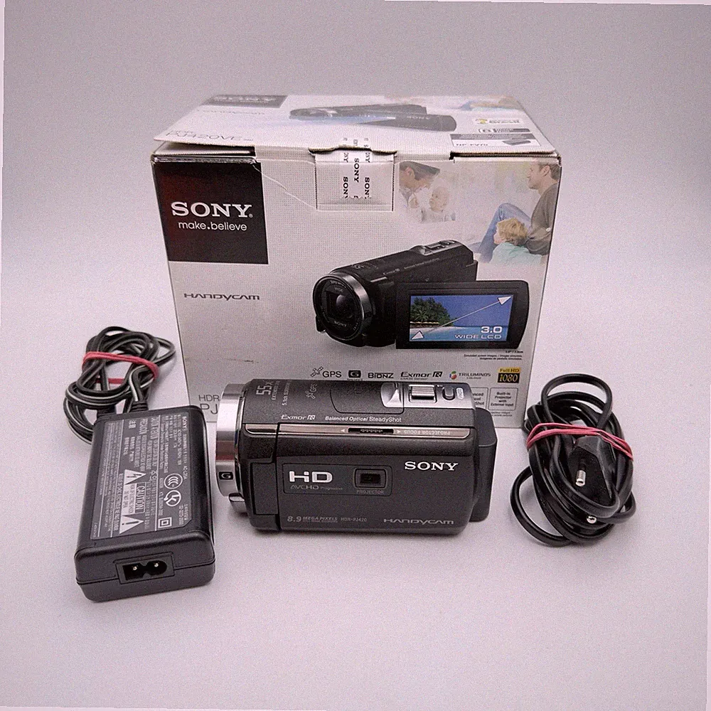 Sony HDR PJ420 PJ420VE Full HD Camcorder integrierter Projektor - Guter Zustand
