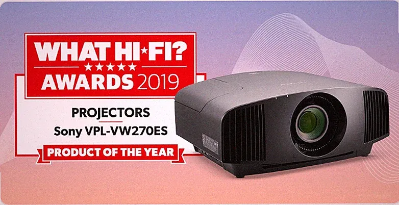 SONY VPL-VW270ES 4K Projector (Black) Heimkinoraum Edition