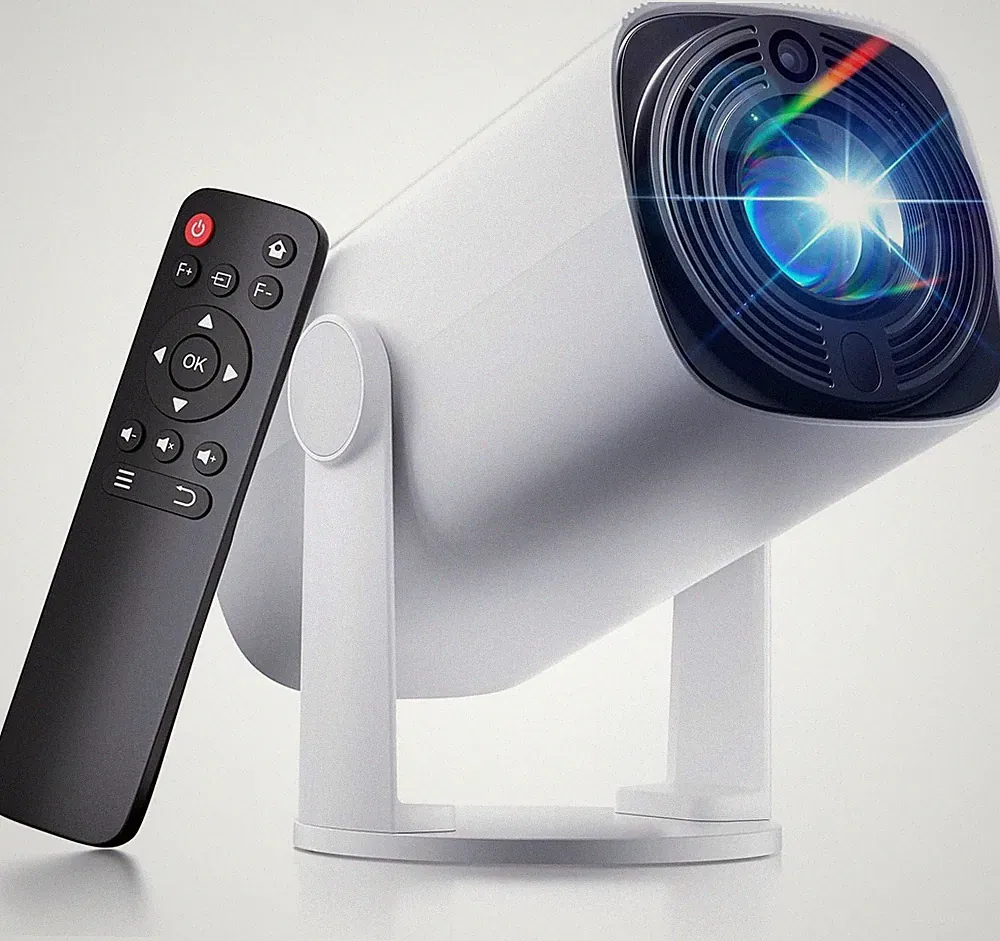 Soomfon SK1 Mini Projektor 1080p Beamer Heimkino Tragbar Bluetooth Autokorrektur