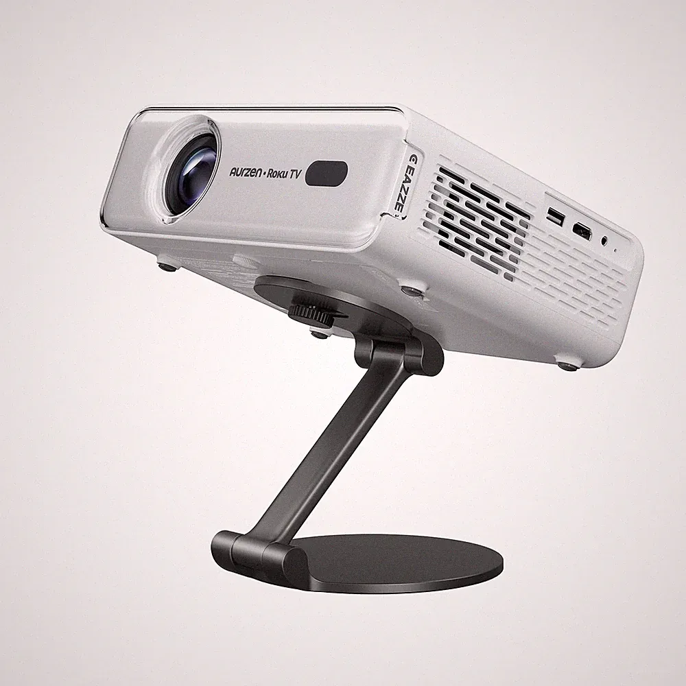 Ständer ultrakompakt mit einfacher Einrichtung und 5,16" x 5,67" x 2,32", weiß