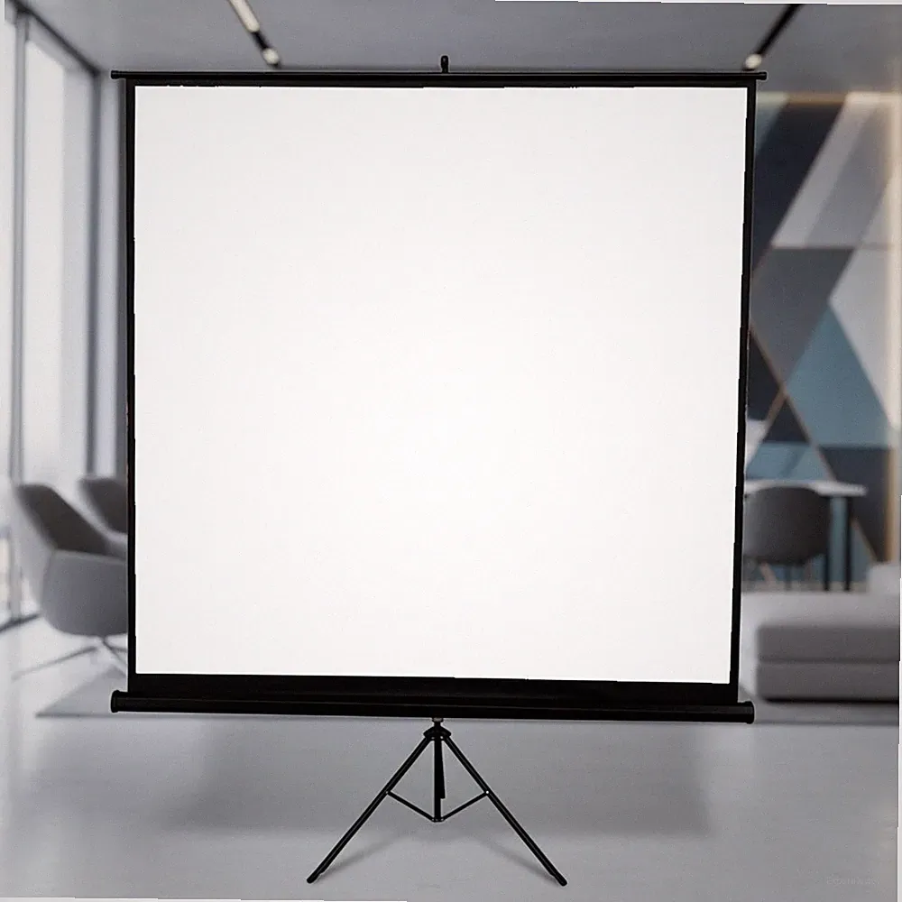 Stativleinwand 178CM Beamerleinwand mobile Rolloleinwand Heimkino Beamer ️
