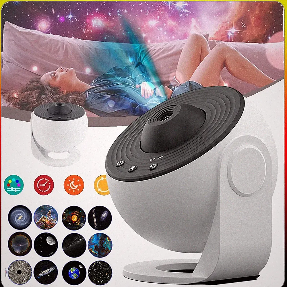 Sternenhimmel LED Projektor Galaxy Lampe Nachtlicht Nebula Starry Projector DHL