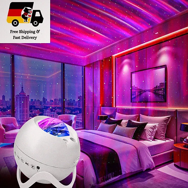 Sternenhimmel Projektor BL-XK09 mit Bluetooth und Fernbedienung, 5.3 Zoll, Weiß