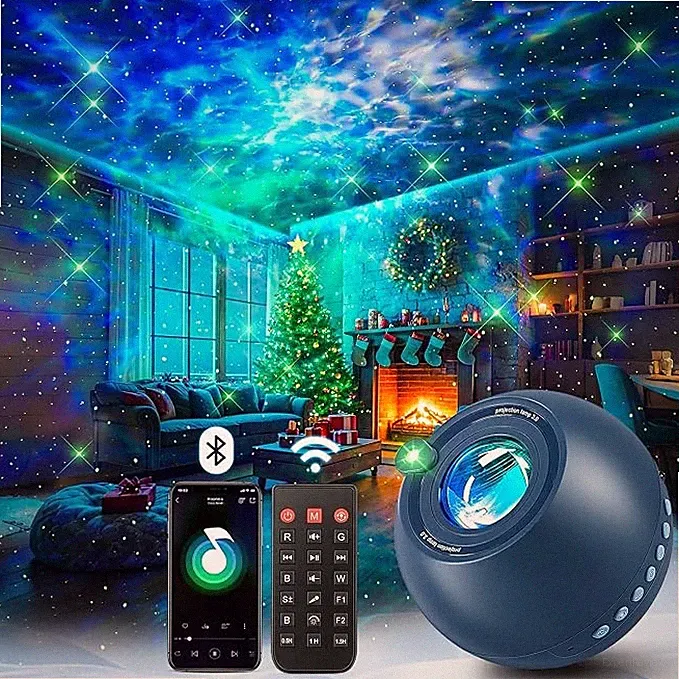 Sternenhimmel Projektor Galaxy Nachtlicht Bluetooth Musik Timer Fernbedienung