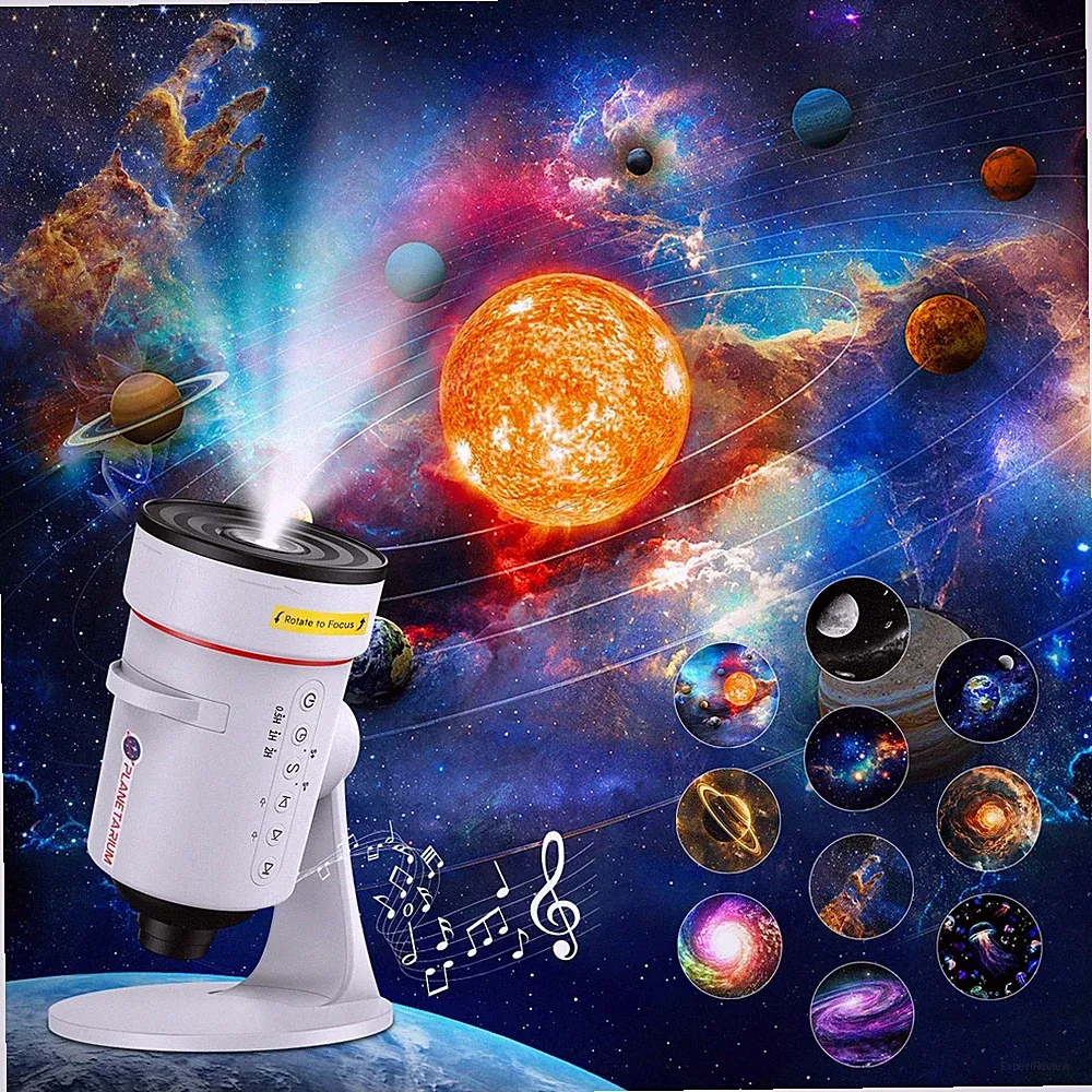 Sternenhimmel Projektor+White Noise Machine mit 28 Einschlafmusik, 4K HD Plan...