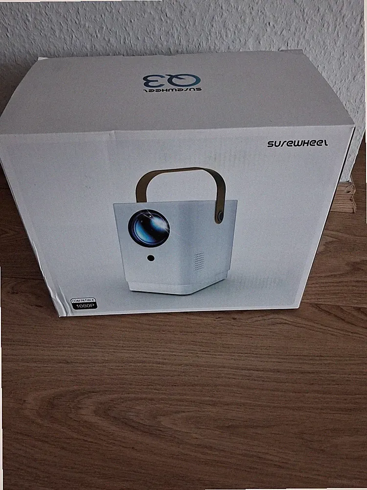 Surewheel Q3 Led Projektor 12000 Lumen 1080P 4k, Android System