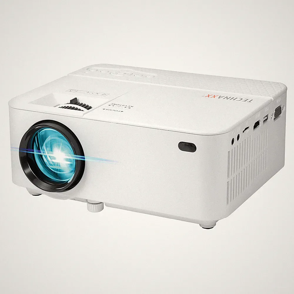 Technaxx Mini Beamer für Outdoor, Haus, Büro - 2W Lautsprecher, 32"-176"...