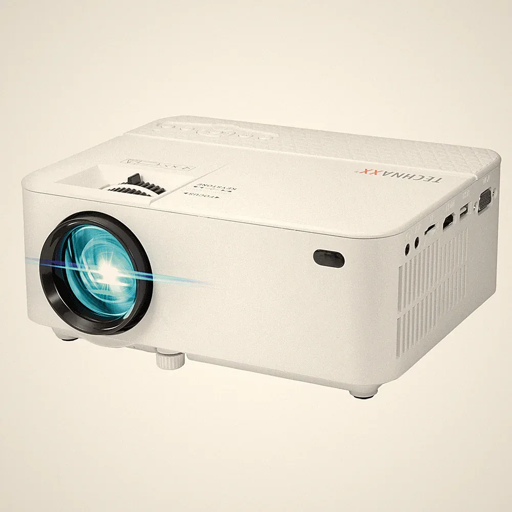Technaxx Mini Beamer für Outdoor, Haus, Büro - 2W Lautsprecher, 32"-176"...