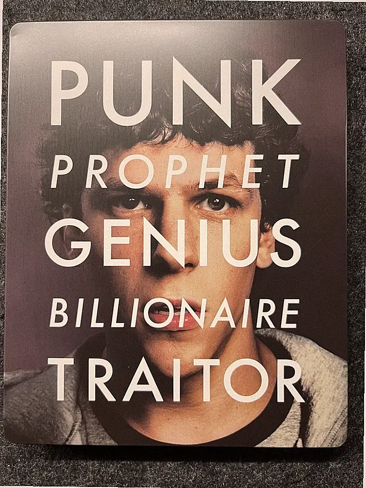 The Social Network 4K Steelbook (NO Movie) in Sammlerfolie