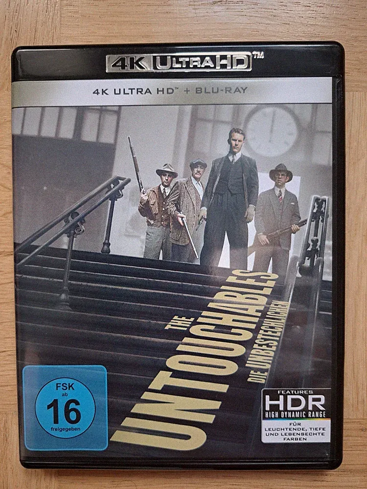 The Untouchables - Die Unbestechlichen [4K Ultra HD UHD Blu-ray + Blu Ray]