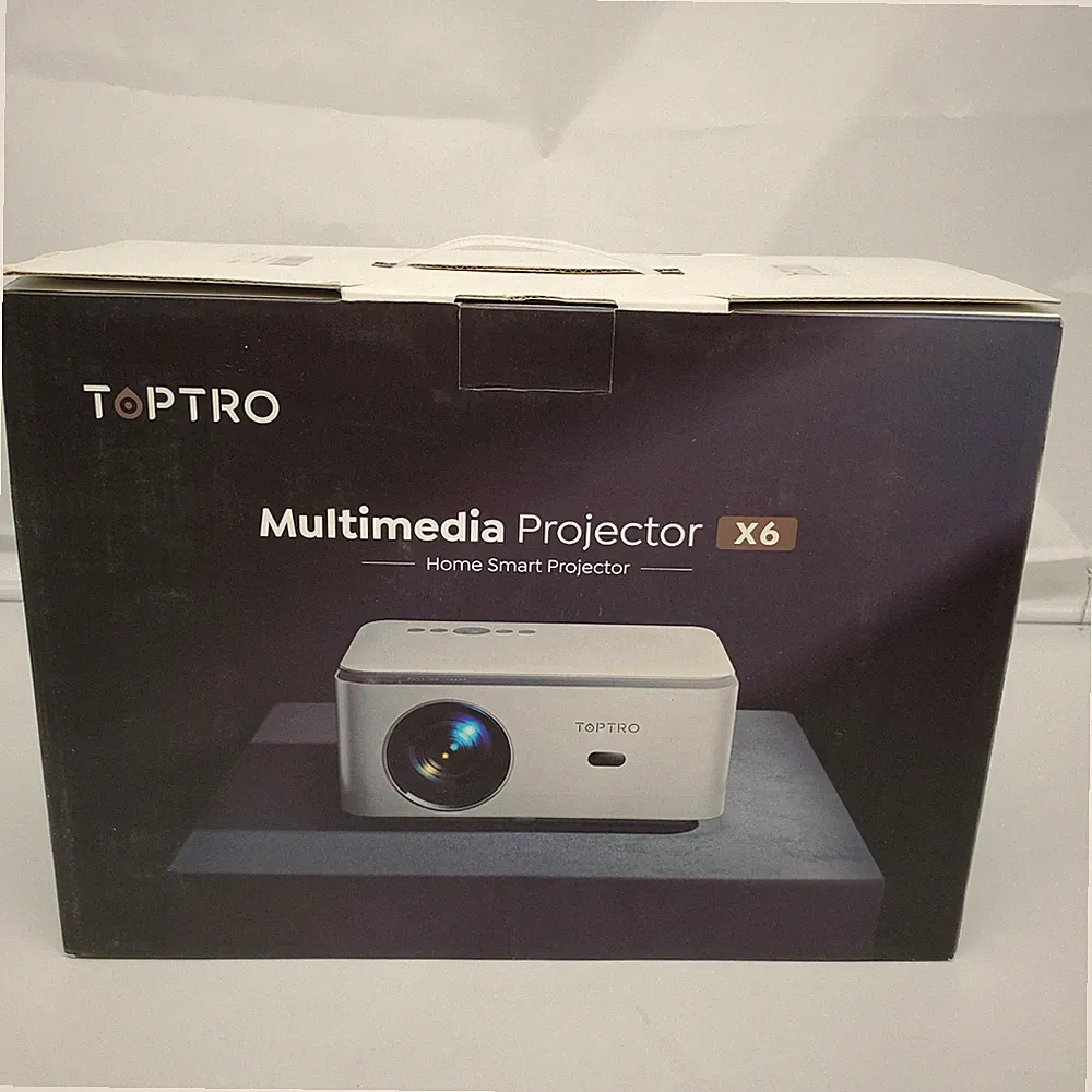 TOPTRO X6 4K Beamer Android TV 1080P DLP WiFi 6 Bluetooth Stativ_2,73_5
