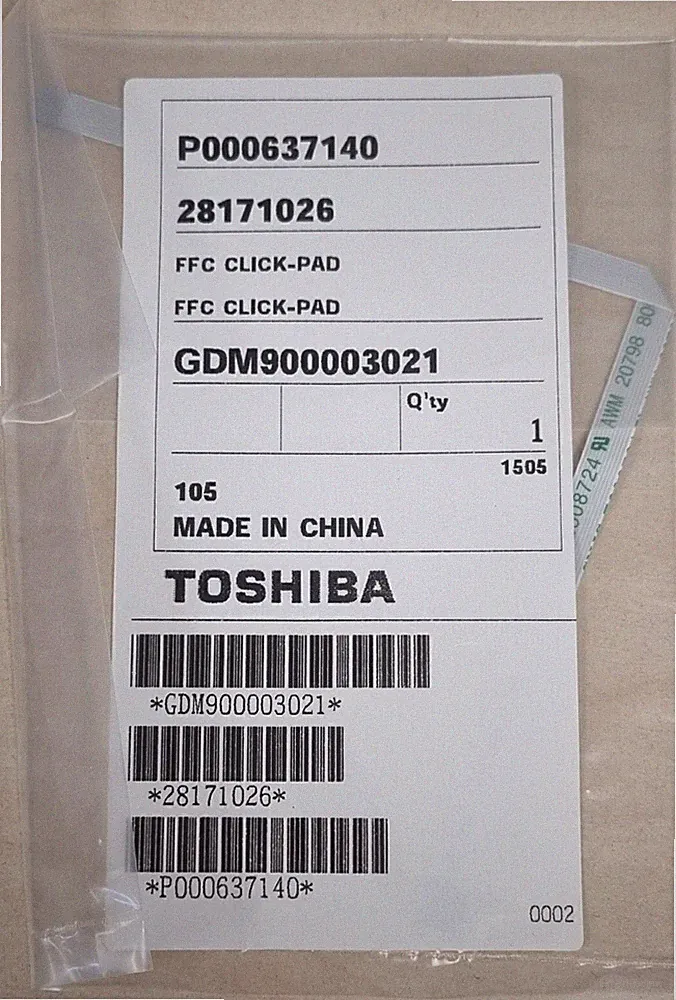 Toshiba FFC Click-Pad P000637140