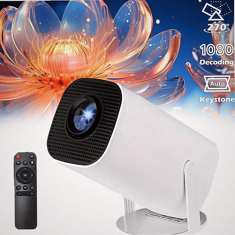 Tragbar Beamer 1080P HD Heimkino Projektor Kino Handy Mini Heimprojektor DE