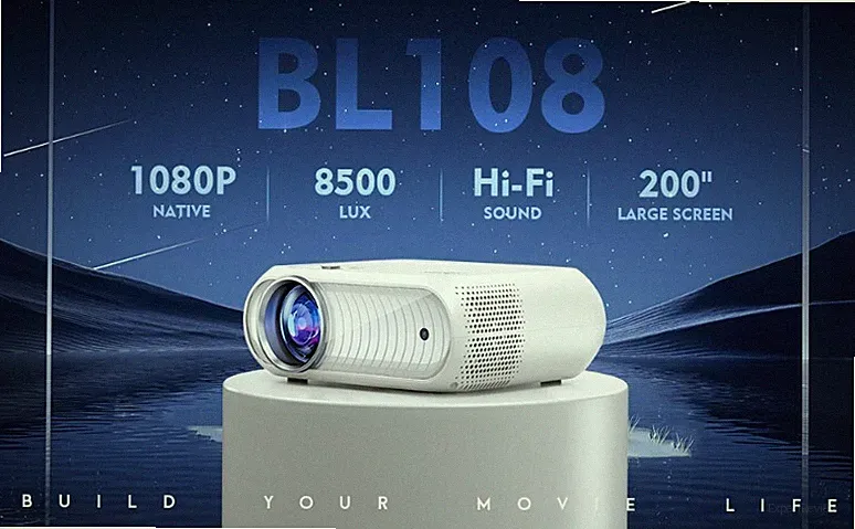 Tragbarer 1080P mit 8500 LUX, ELEPHAS Mini Projektor - Heimkino, 2022