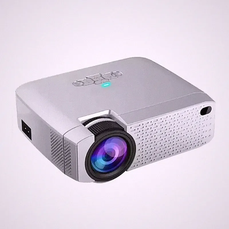 Tragbarer 4K WLAN Projektor mit integrierten Lautsprechern 1600 ANSI ProAndowl
