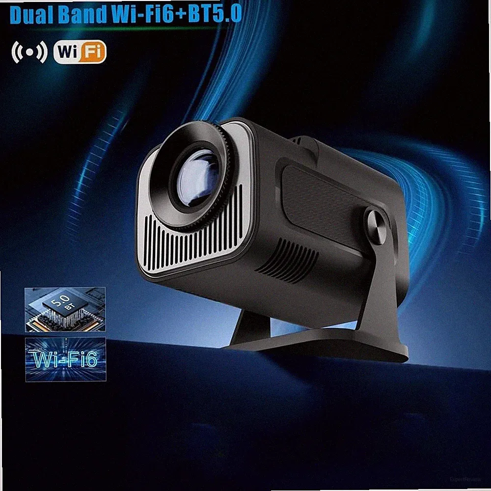 Tragbarer Mini Beamer 4K Support WiFi 6 Auto Keystone Heimkino Video Projektor