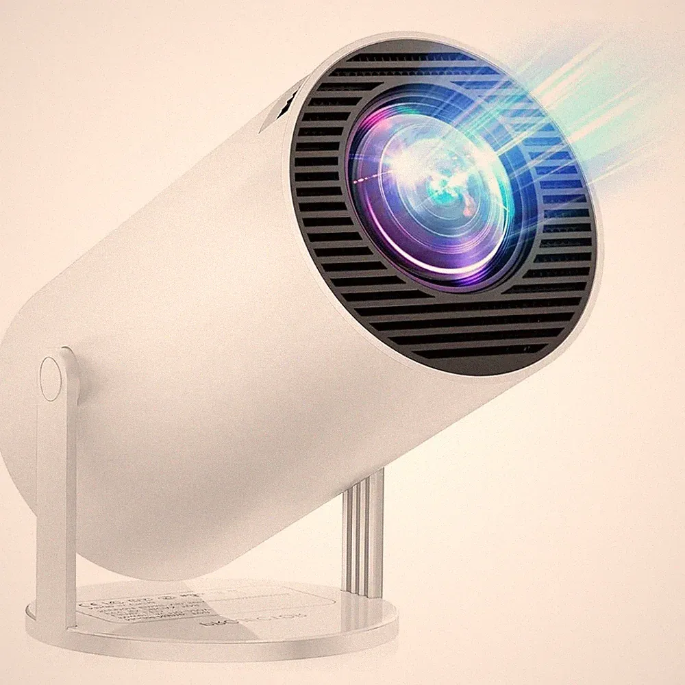Tragbarer Mini Projektor 1080P 4K Android 11 Auto Keystone 20000Lux