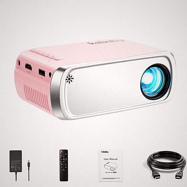 Tragbarer Projektor (Outdoor-Projektor)–ästhetischer LED-Mini-Videoprojekor./A2