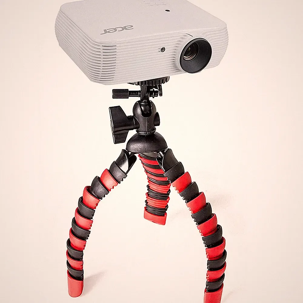 Tripod 1P Projektor Beamer Stativ Halter Halterung Ständer Tisch Flexibel 3 Bein