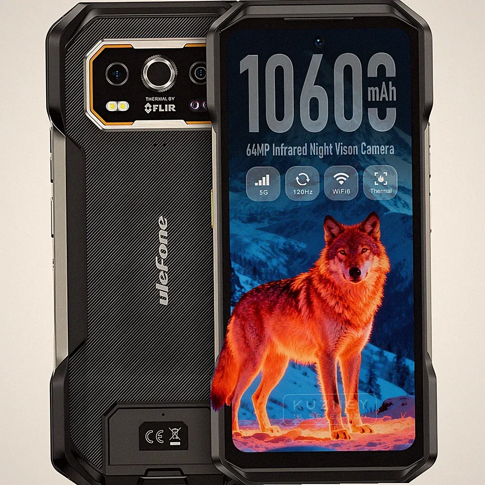 Ulefone Armor 27T Pro 5G 6,78 Zoll Outdoor Handy 10600mAh Projektor Smartphone