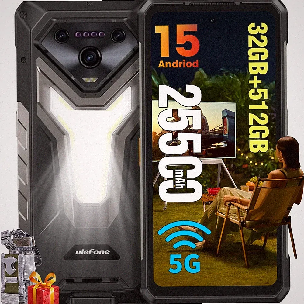 Ulefone Armor 34 Pro 5G Projektor Outdoor Handy 512GB Smartphone Ohne Vertrag