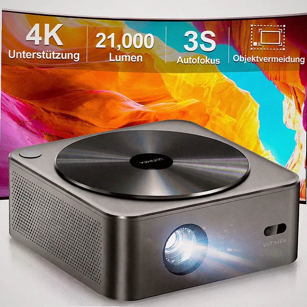 ULTIMEA Apollo P40 Beamer 4K Unterstützt 700 ANSI-Lumen mit Hindernisvermeidung
