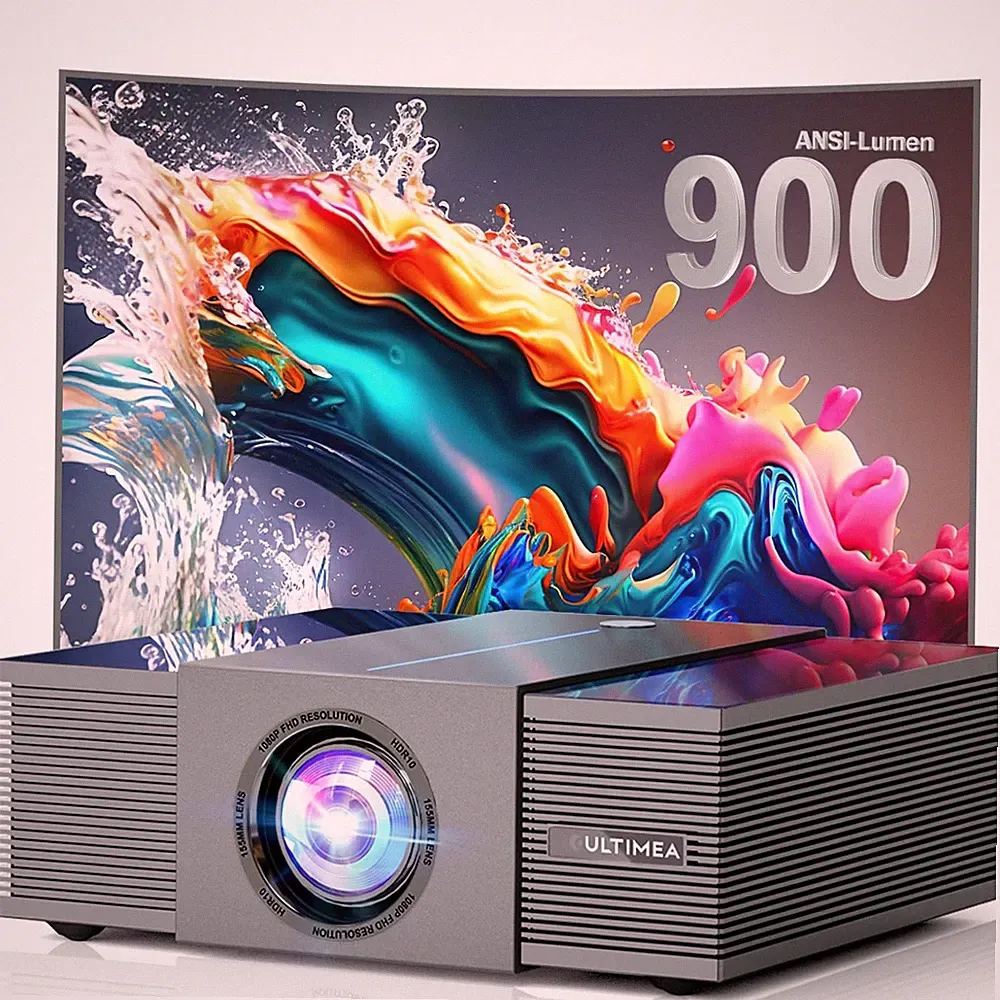 ULTIMEA Apollo P60 Beamer Full-HD Projektor mit Hindernisvermeidung, 900 - Lumen