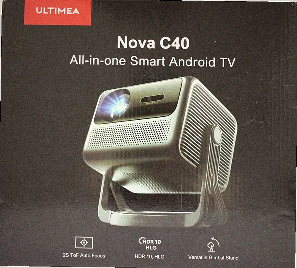 ULTIMEA Nova C40 U0322 Beamer 4K Android TV 11 Dolby Audio WLAN BT NEU