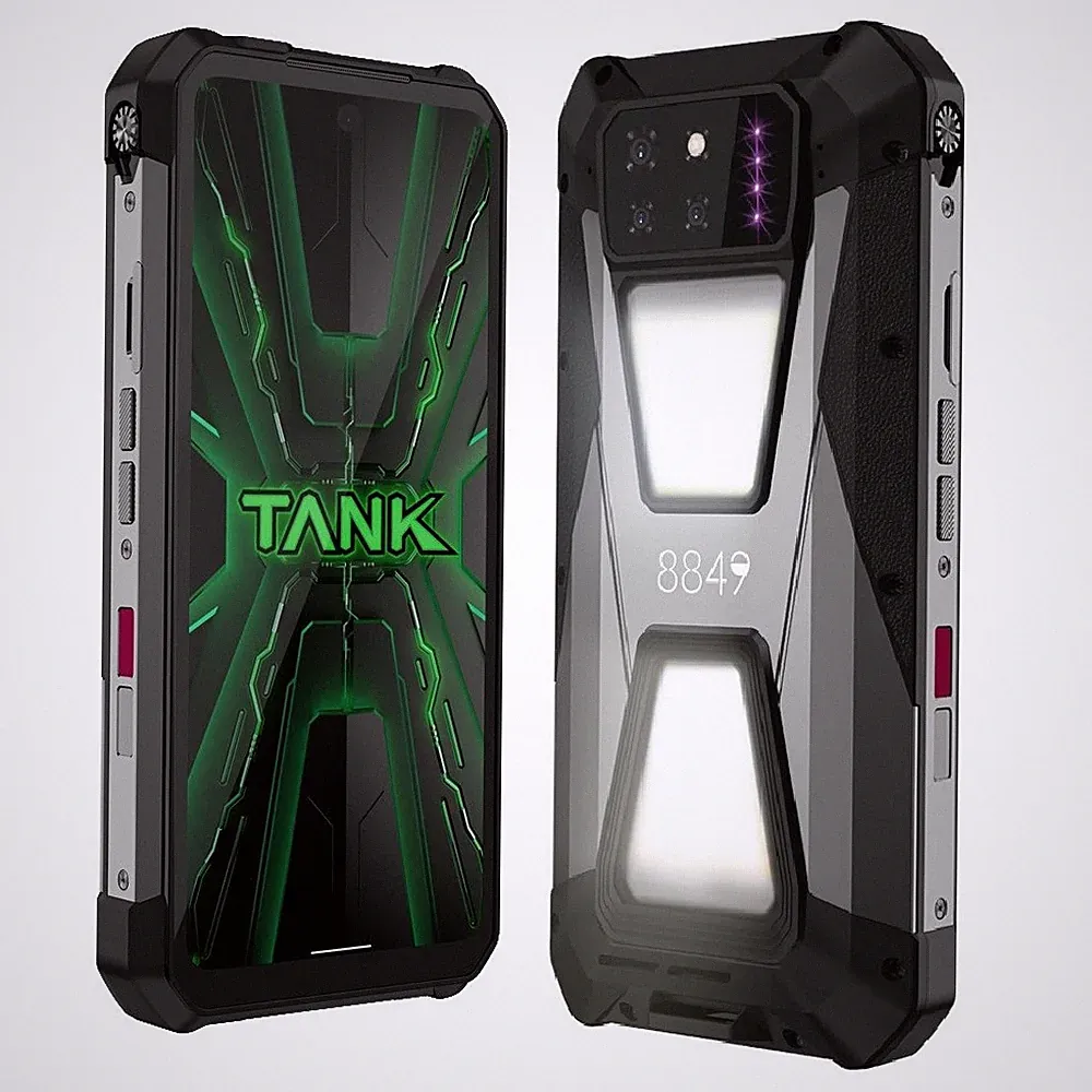 Unihertz 8849 TANK 3s 5G ROBUST Smartphone DLP Projektor 32GB+512GB 15600mAh NFC
