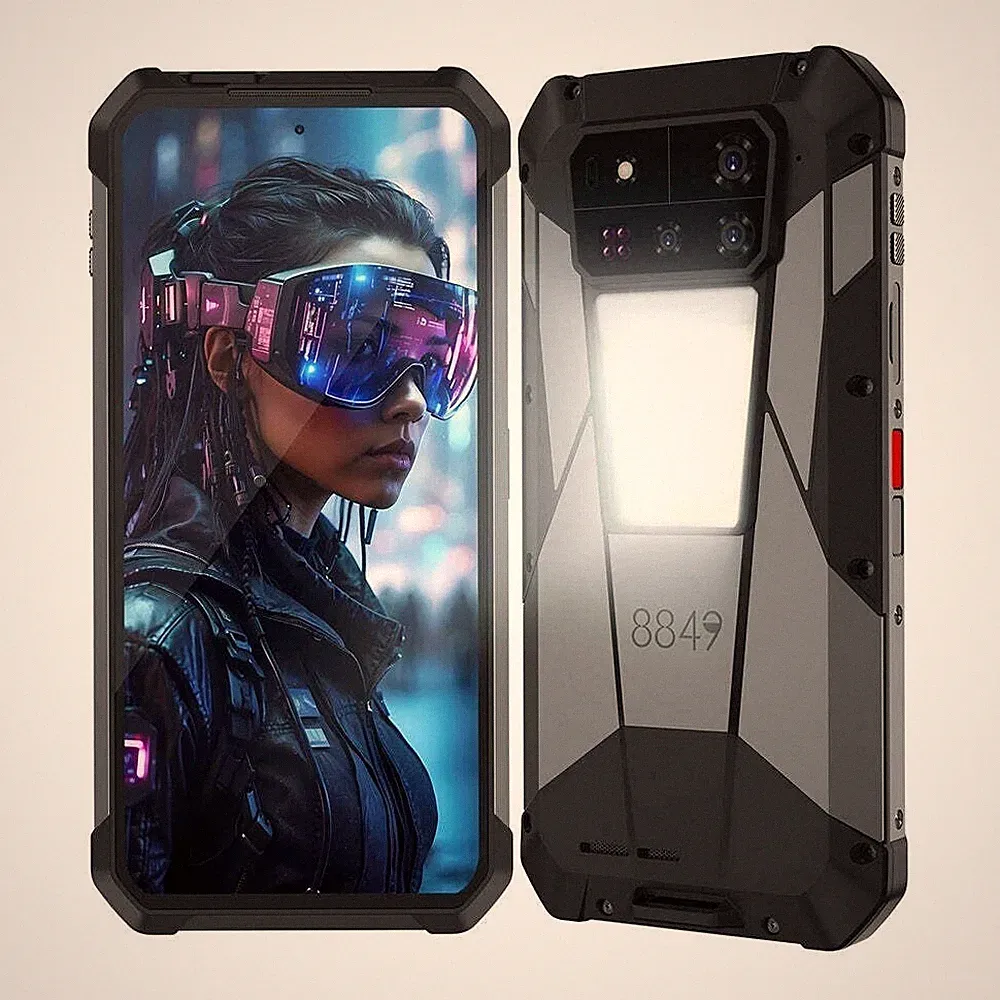 Unihertz 8849 TANK 4 Pro Projektor 5G AI ROBUST Smartphone 36GB+1TB 11600mAh NFC