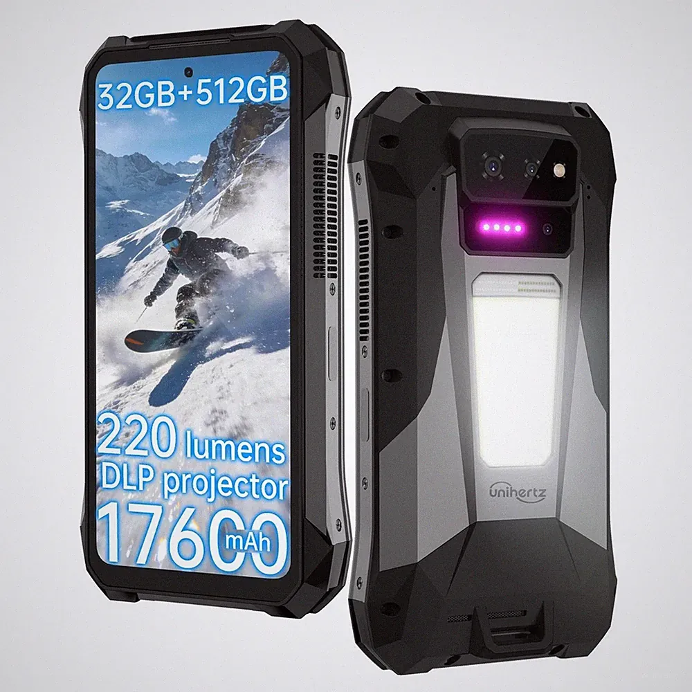 Unihertz 8849 TANK X DLP Projektor 5G ROBUST Smartphone 6,78"32GB+512GB 17600mAh