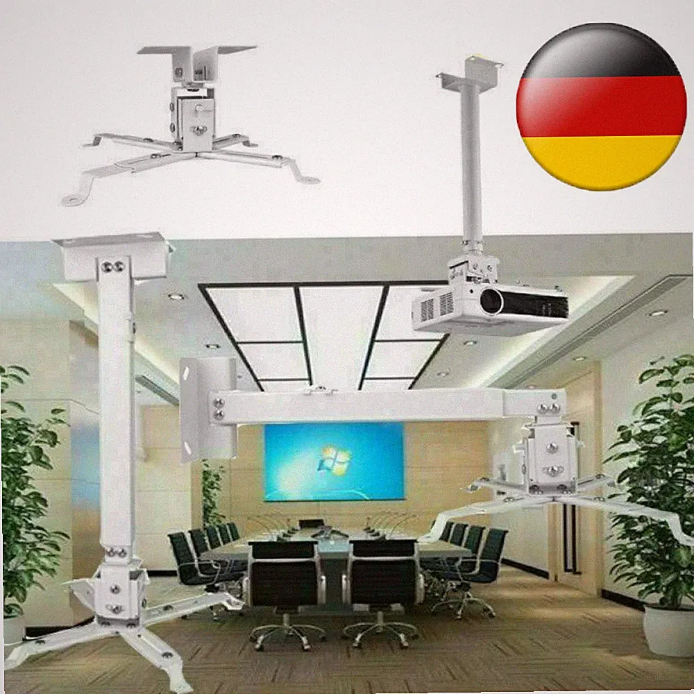 Universal Beamer Projektor Wandmontage Halter Deckenhalterung Dehnbar 43-65CM