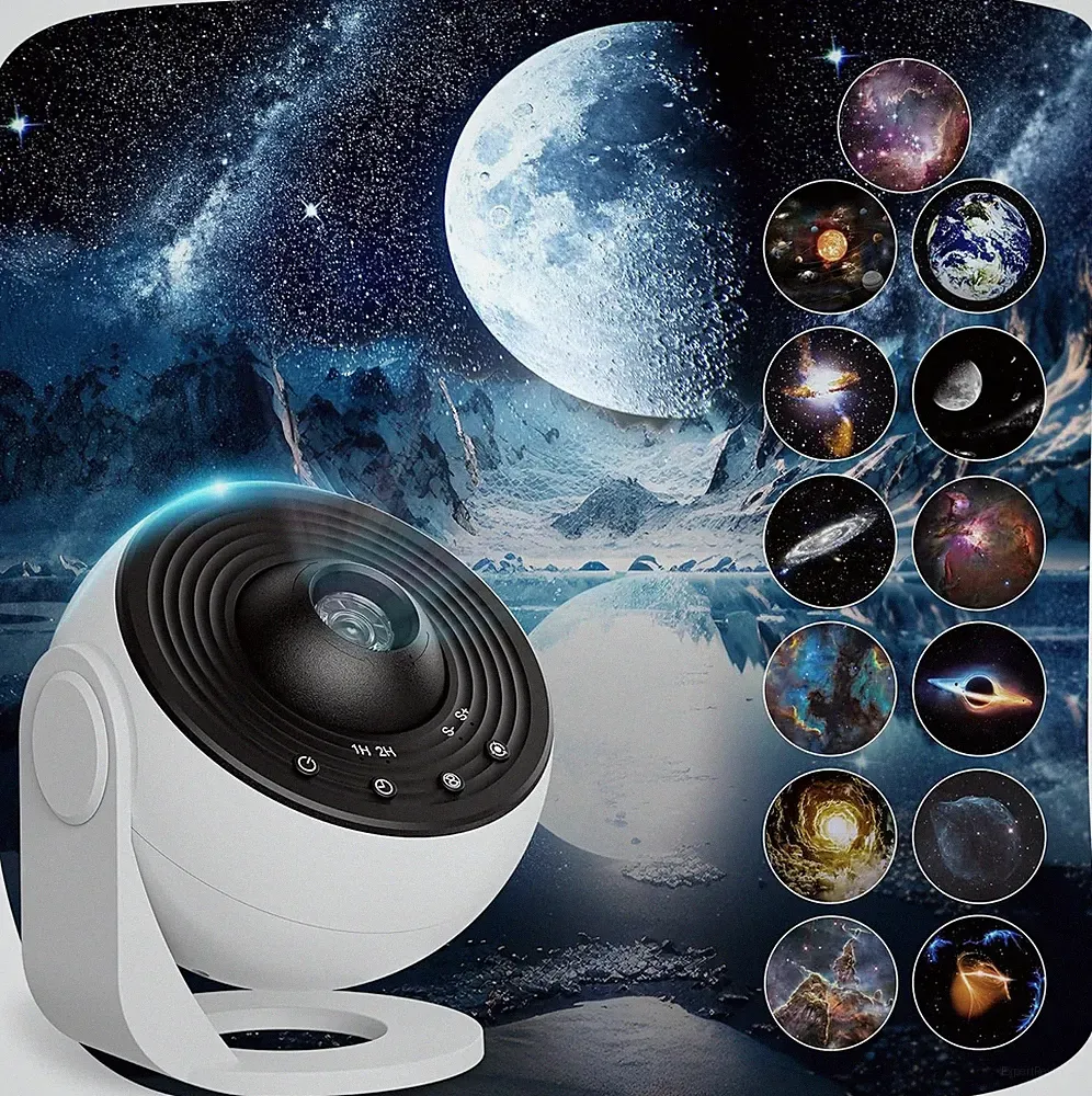 Upgrade sternenhimmel projektor, Galaxy Projector Lamp with 13 Planet Discs