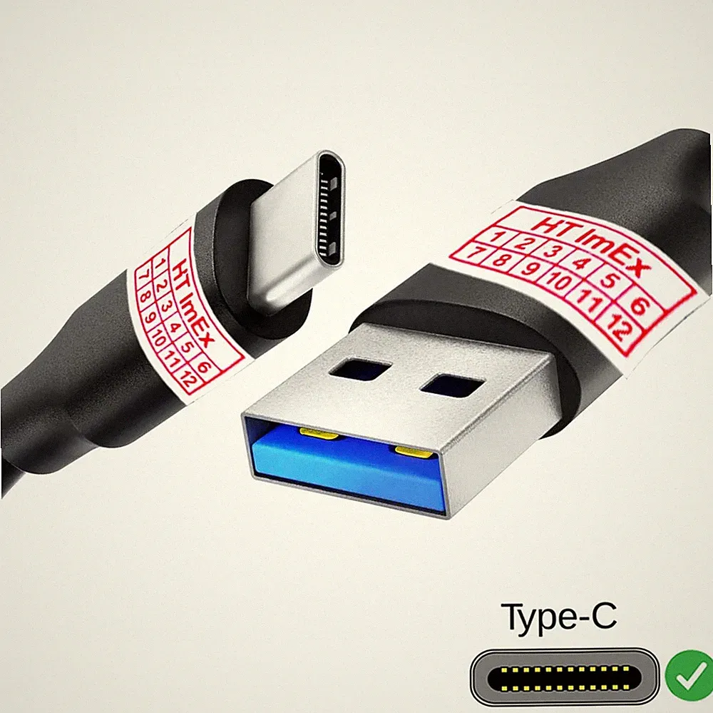 USB 3.2 auf USB-C Datenkabel Ladekabel für VIEWSONIC PX749-4K (3D, 4000 Lumen)