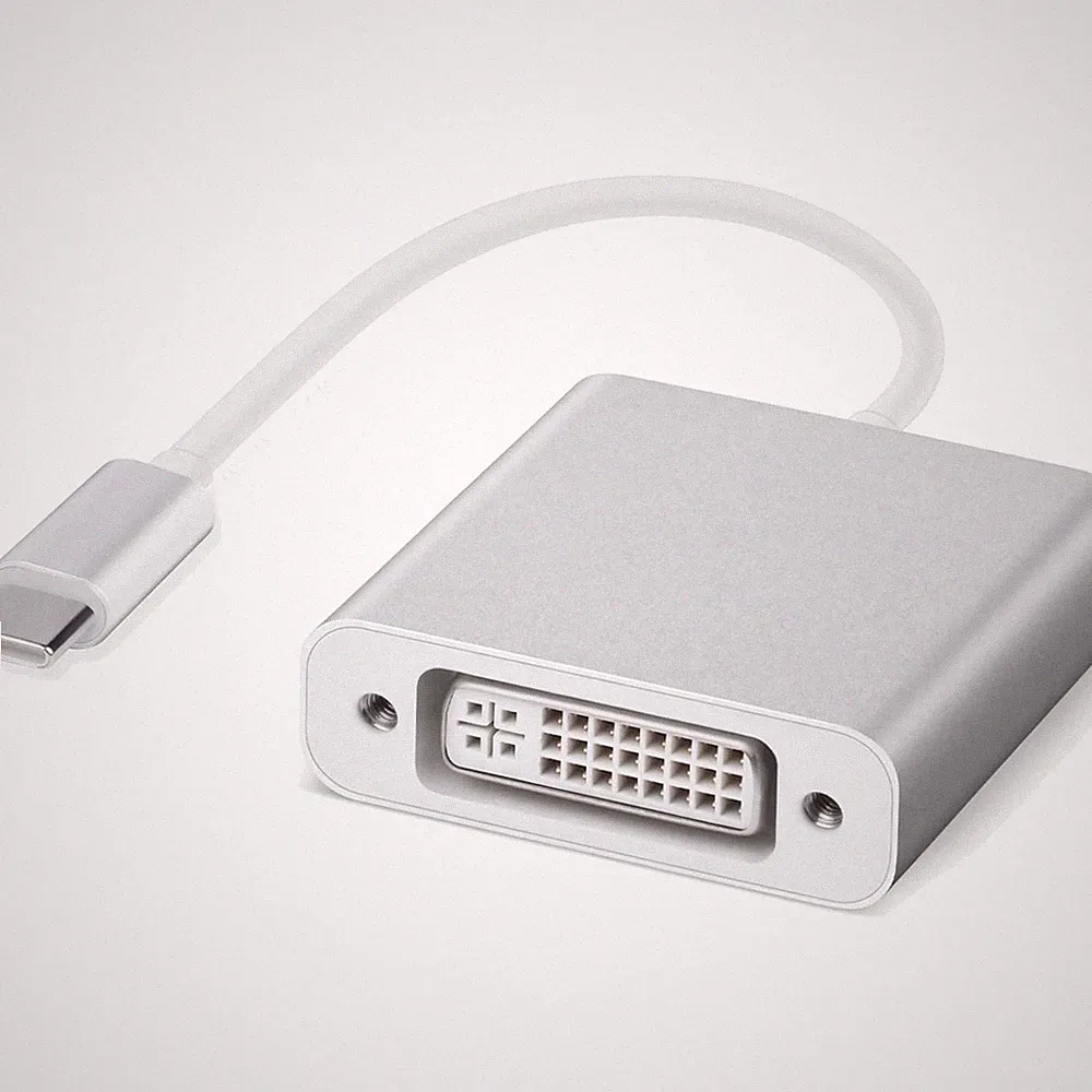 USB-C auf DVI Kabeladapter 4K Hochleistungskabel für Monitor, TV, Projektor
