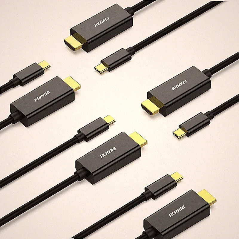 USB C auf HDMI Kabel 4K 1,8m Typ C für iPhone 15 Pro MacBook Pro iPad Pro