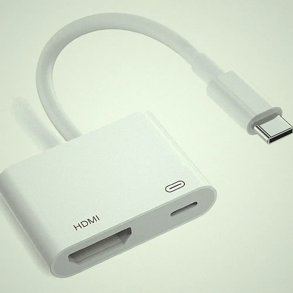 USB C HDMI Adapter 4K 60Hz iPhone MacBook HDTV Monitor Projektor Anschluss