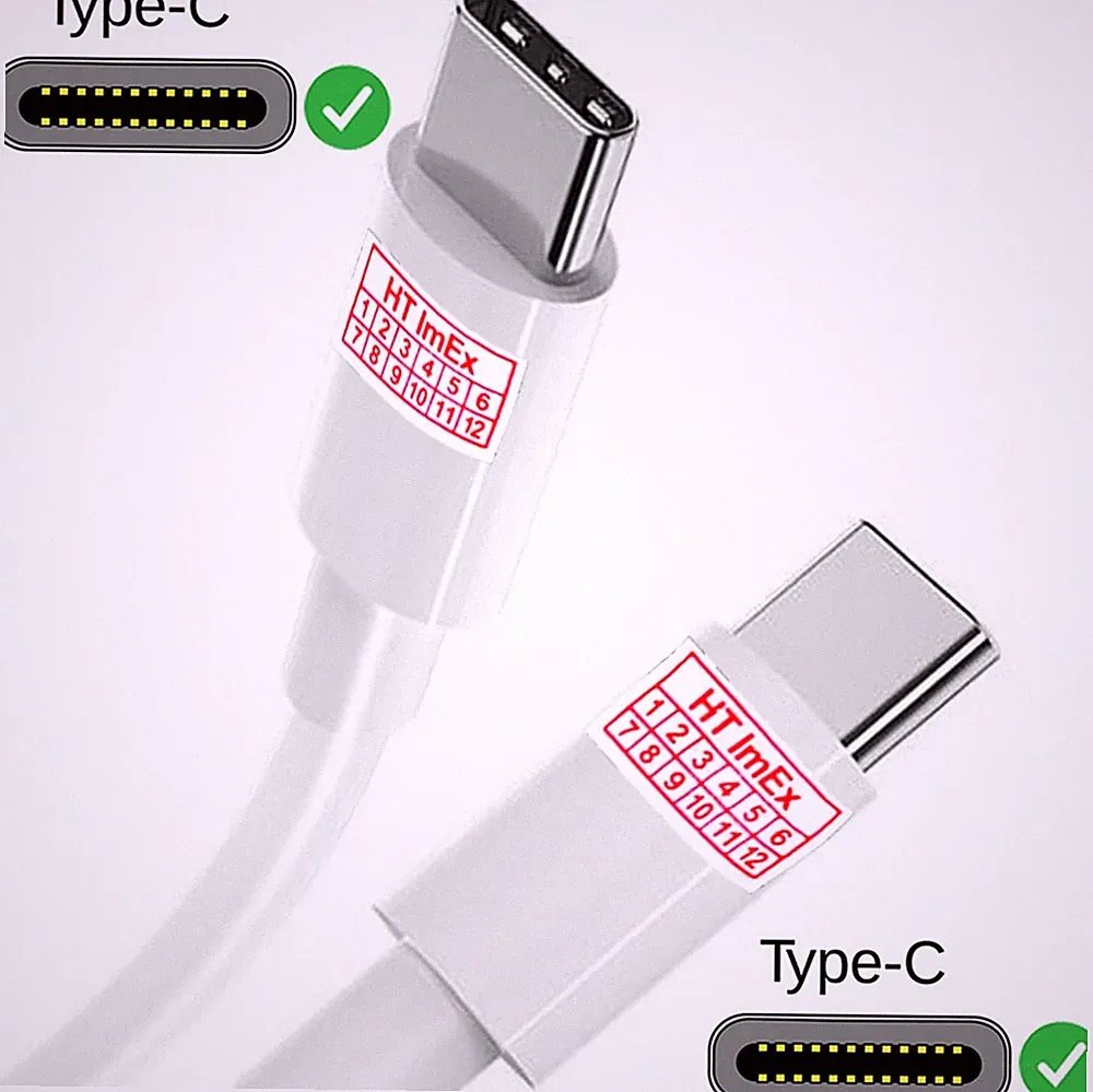 USB C Kabel Ladekabel weiß für VIEWSONIC PX749-4K (3D, 4000 Lumen)