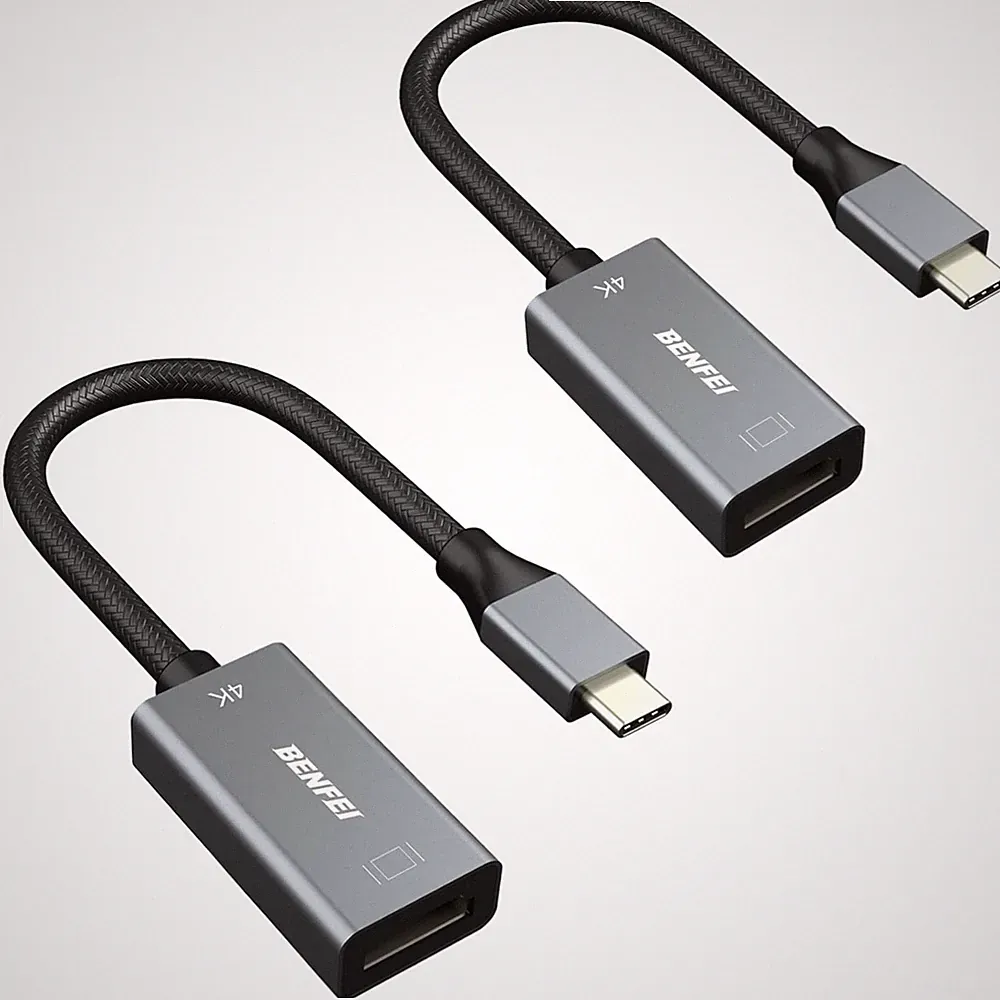 USB C zu HDMI Adapter 4K@60Hz 2K@144Hz 2er Set für MacBook iPhone iPad Projek...