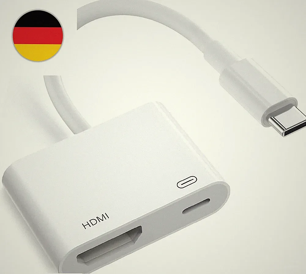 USB-C Zu HDMI Adapter 4K@60Hz Für Iphone 15 16 Macbook Pro Air Ipad Pro, USB 3.1