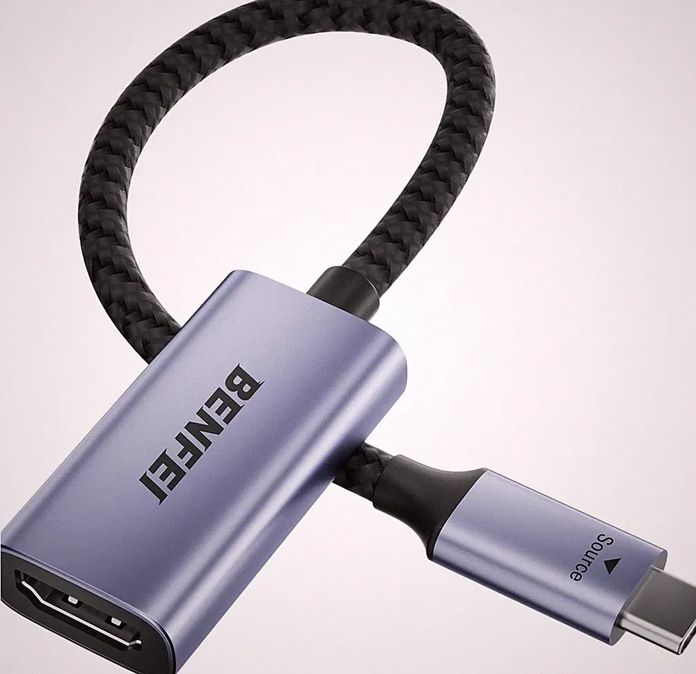 USB-C zu HDMI Adapter 4K 60Hz Thunderbolt 3 für iPhone 15 Pro MacBook iPad