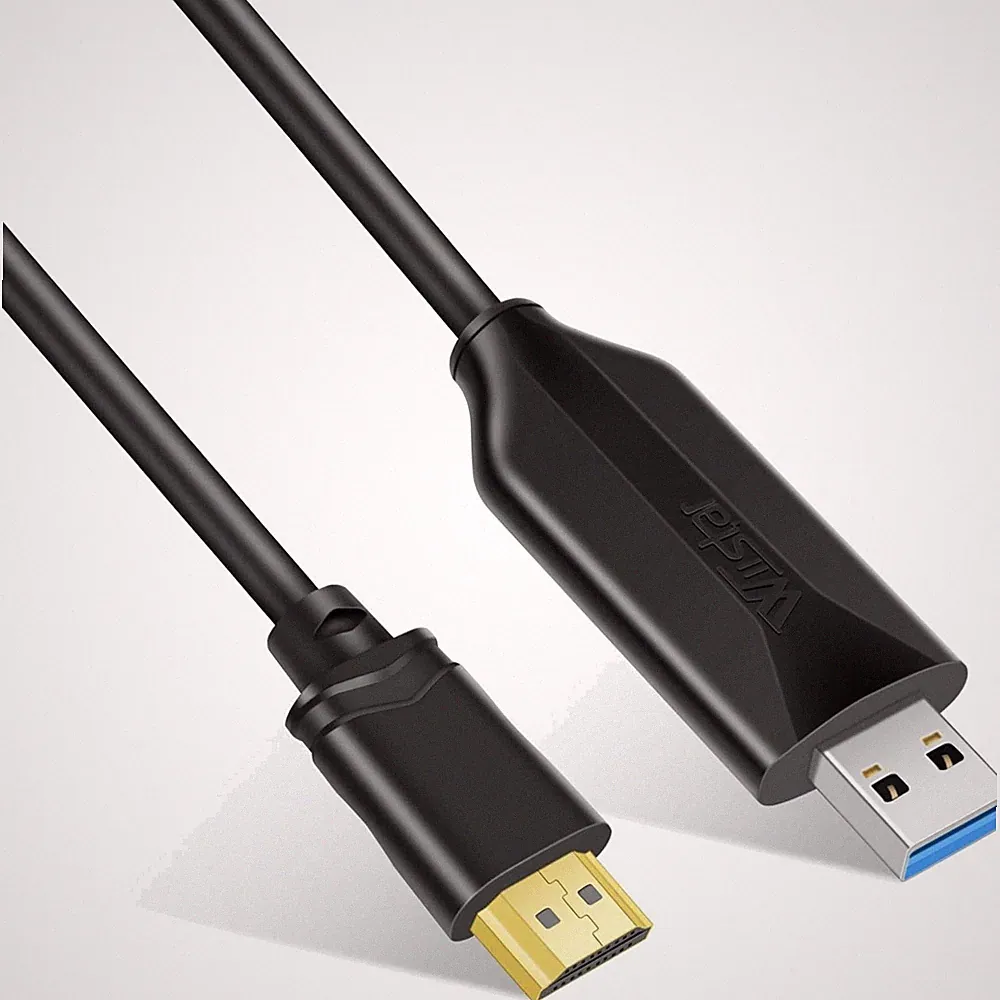 USB HDMI Adapter USB 3.0 HDMI Kabel 1.5m 1080P Video Konverter PC Laptop Fern...