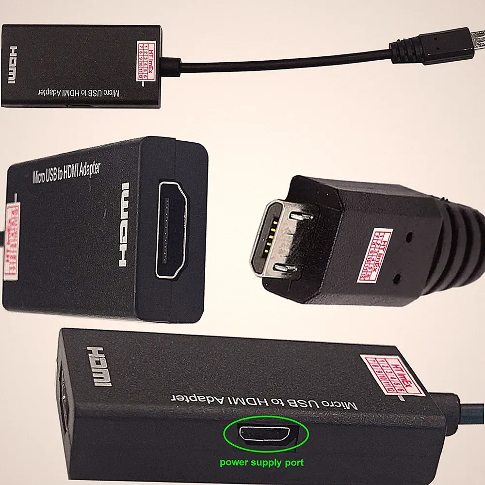 USB Micro B MHL auf HDMI Adapter, 16cm, Smartphone, Tablet, PC zu TV, Beamer