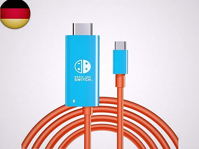 USB Typ C zu HDMI Konverterkabel für den TV Dock Modus auf N Switch/Switch2