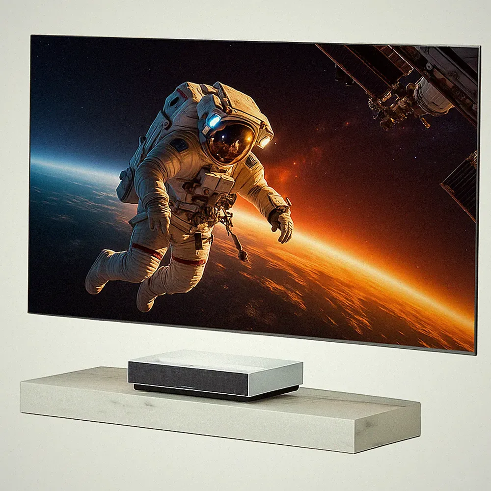 UST CLR ALR Kontrast Rahmen Leinwand Ultrakurzdistanz Laser TV Beamer Projektor