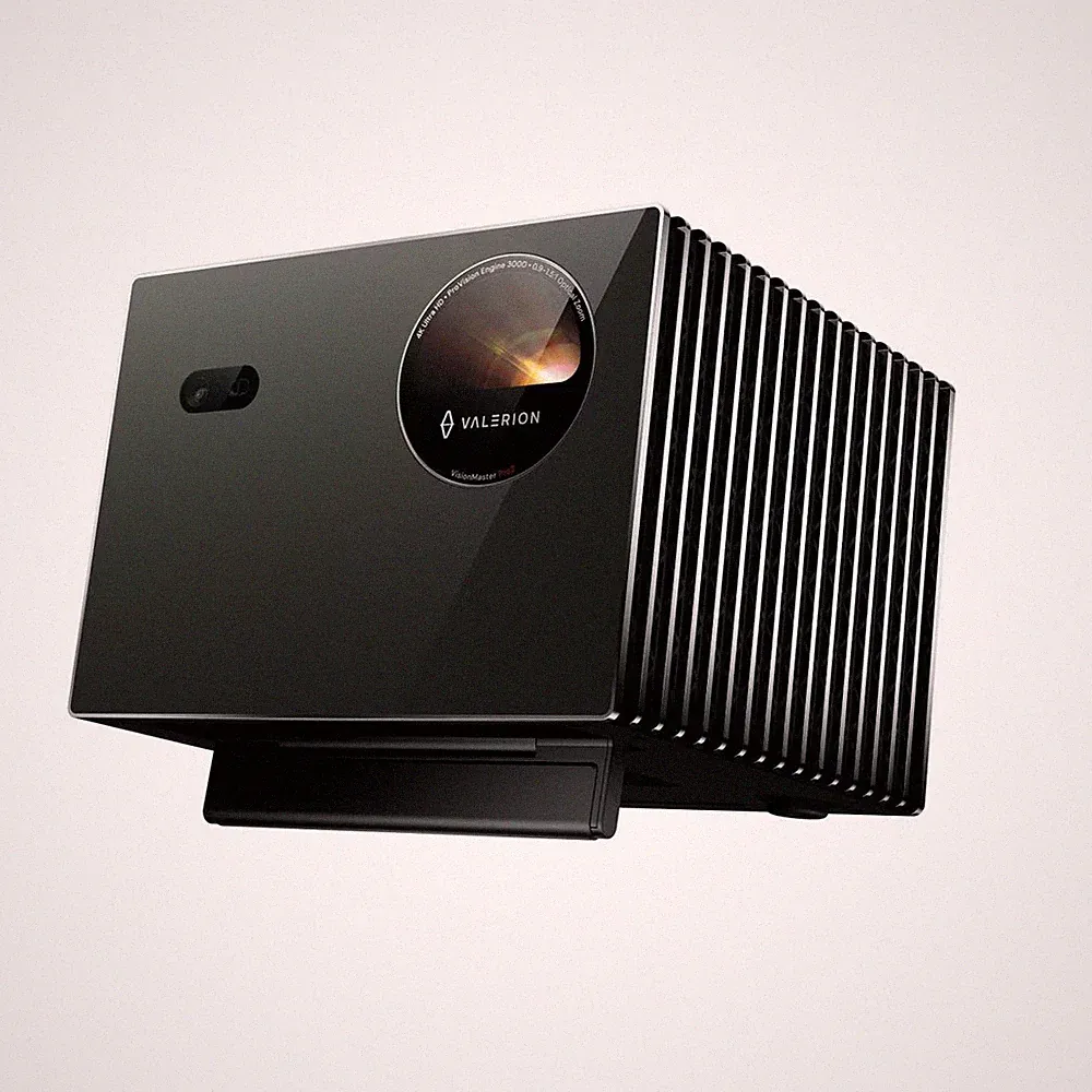 Valerion VisionMaster Max 4K-Triple-Laser-Beamer 3500 ISO-Lumen schwarz