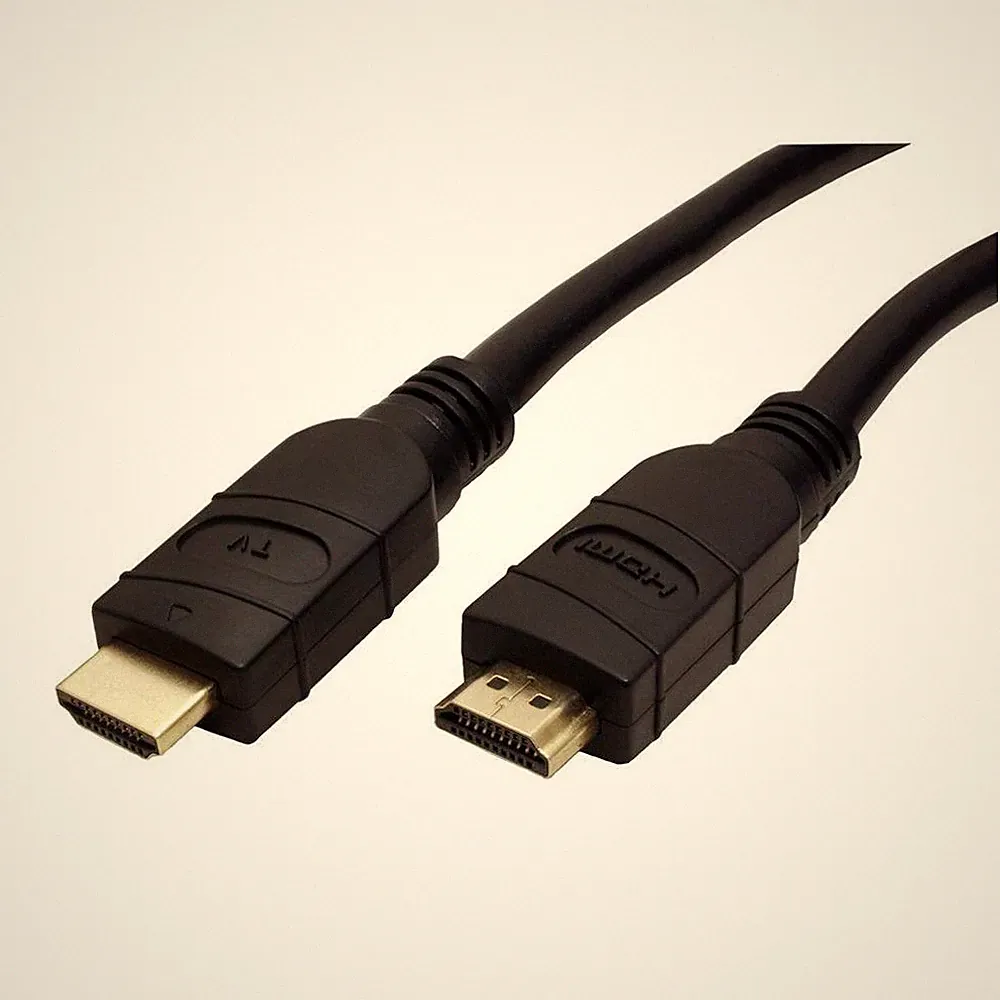 VALUE 4K UHD HDMI Kabel mit Repeater 20 m schwarz 3D-fähig Audio-Übertragung