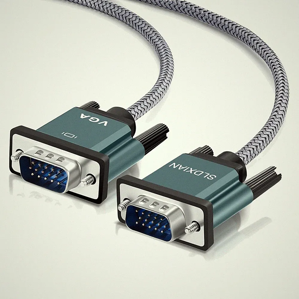 VGA Kabel 1M VGA Stecker auf Stecker Full HD 1080P Monitor Beamer TV