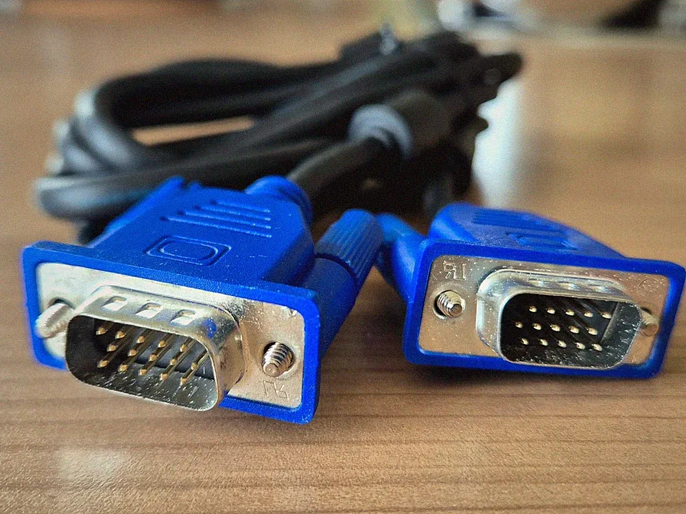 VGA Kabel, 2x VGA-Stecker, 15-polig Anschlusskabel 1.7m Monitpr PC Beamer