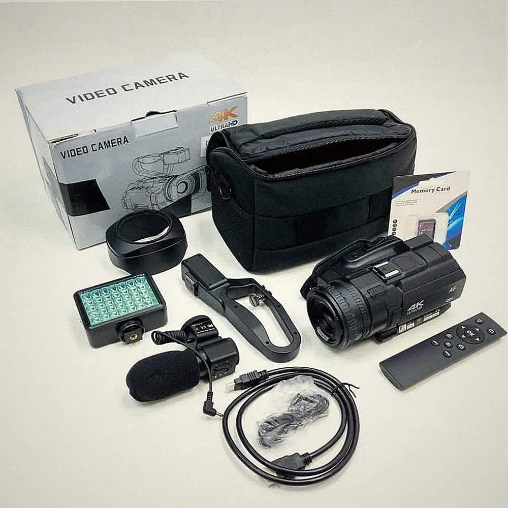 Videokamera 4K Neueste Autofokus Video Camcorder 48MP 60FPS 30X